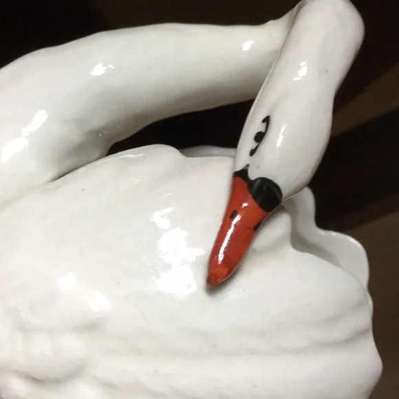 Vintage swan Czechoslovakia art Easter spring goose decor farmer’s market boho - Picture 8 of 8